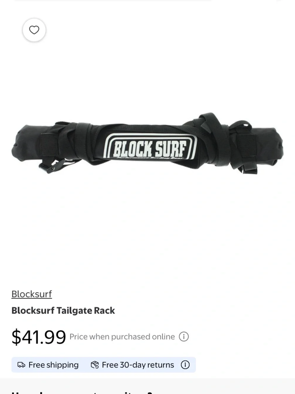 Black Tailgate Rack - Heavy-Duty Vehicle Storage
